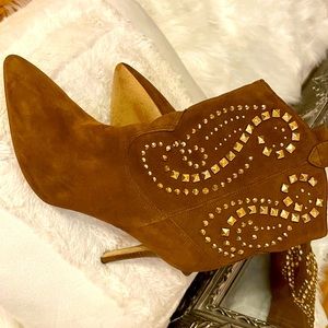 Michael Kors suede booties size 6 1/2